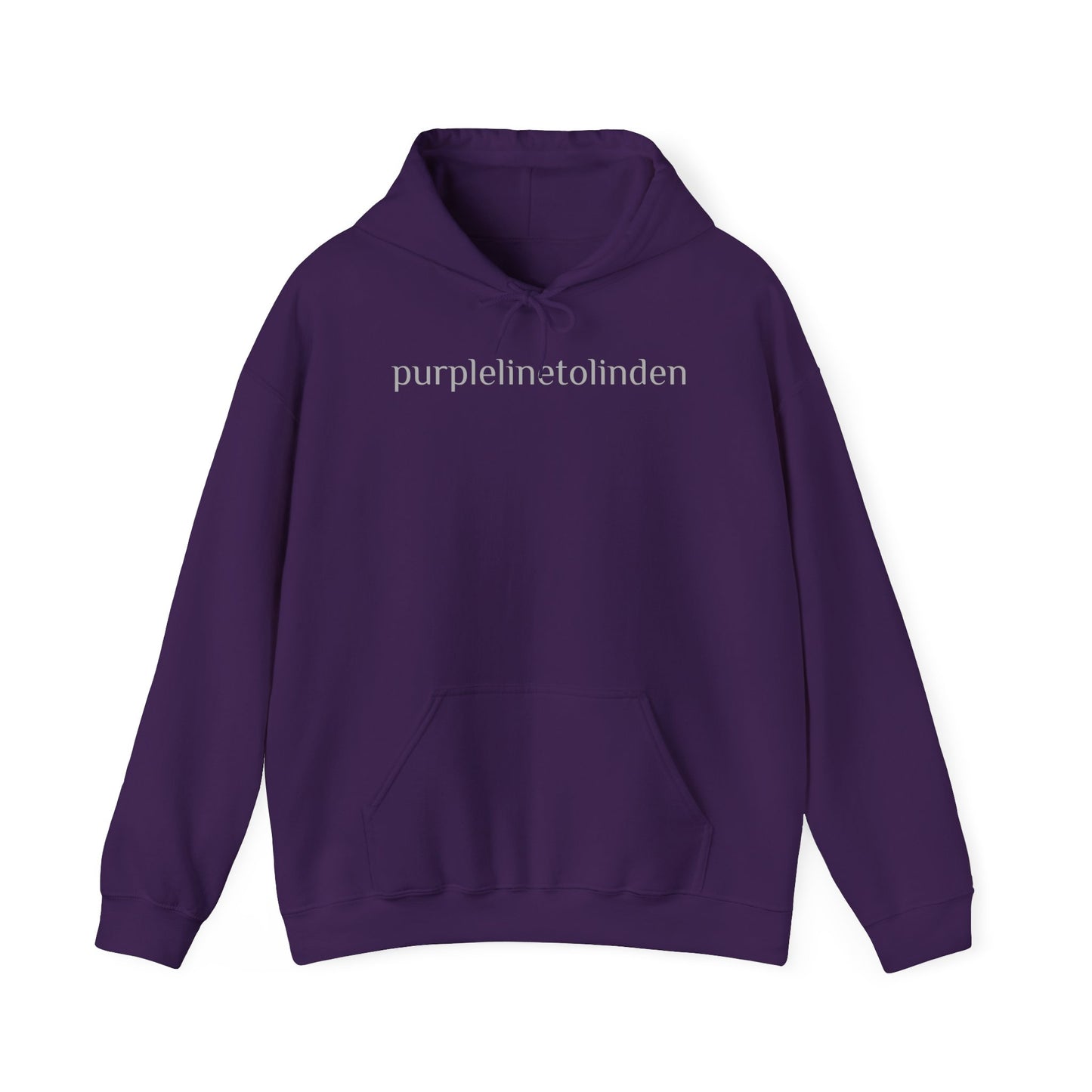 X’s and O’s Hoodie | Purple Line to Linden