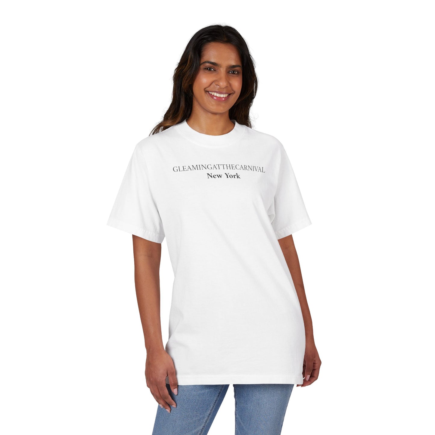 Oversized Drop Shoulder CityScape Tee | New York Collection |