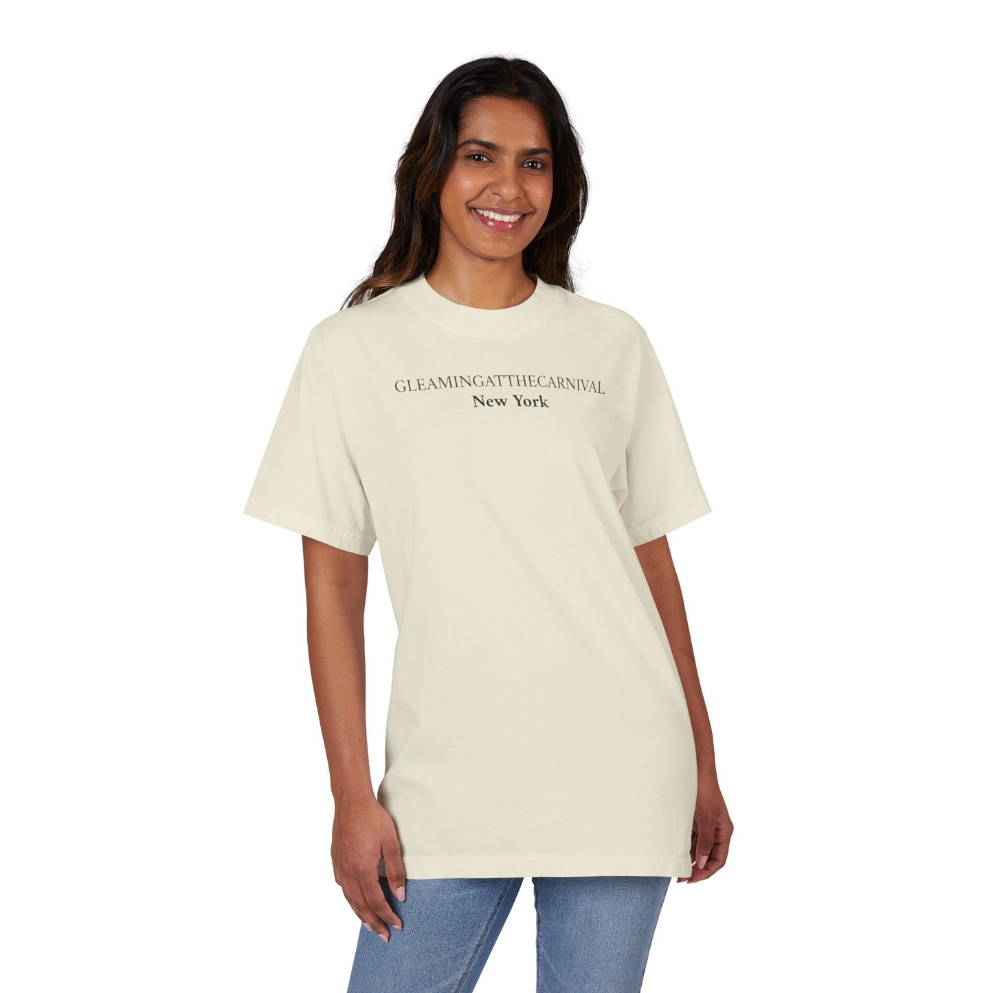 Oversized Drop Shoulder CityScape Tee | New York Collection |