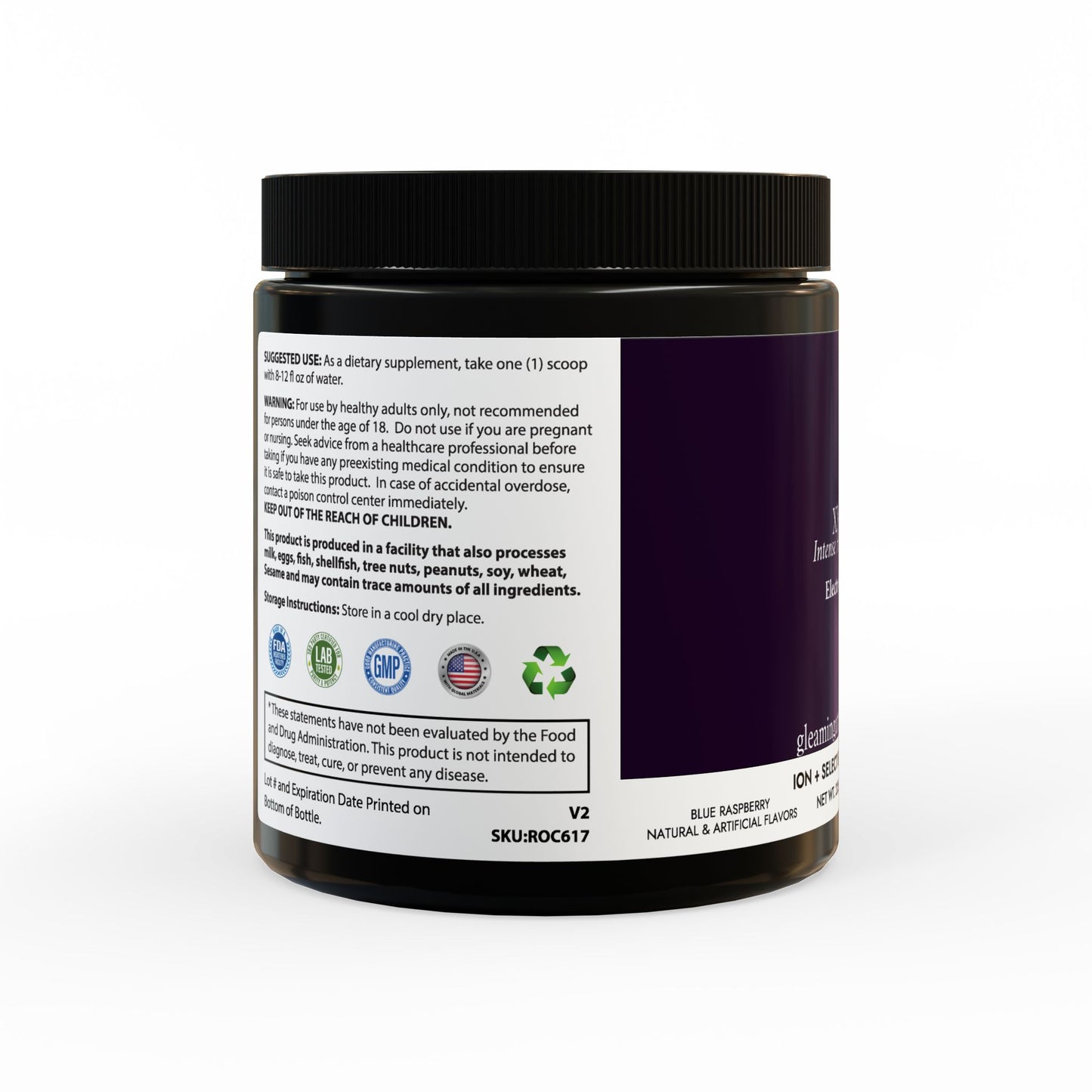 “Intense Hydration” Select Electrolyte Supplement (225g, 7.9oz)