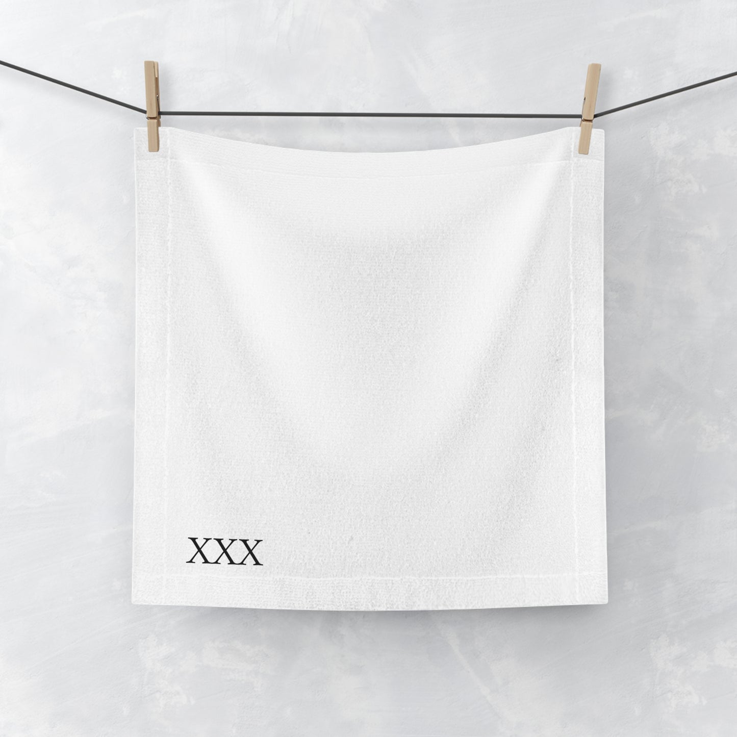 X’s and O’s Face Towel
